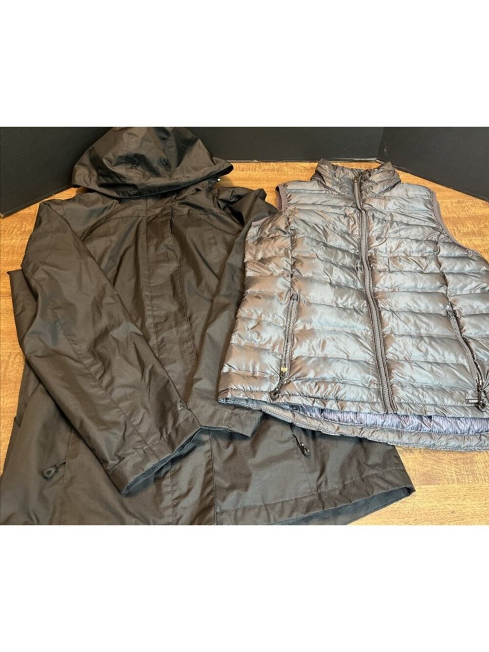 Gerry 3-In-1 Systems Jacket Puffer Vest Hood Black Women's Medium Outdoors